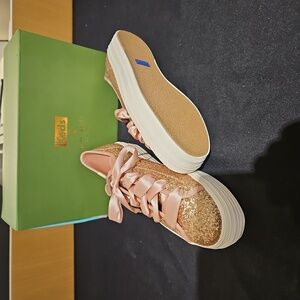 Keds Kate Spade triple kick glitter